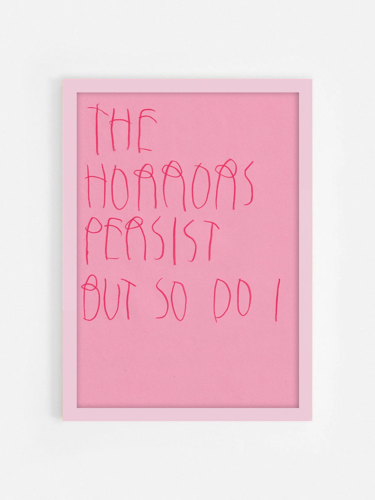 The Horrors Persist But So Do I