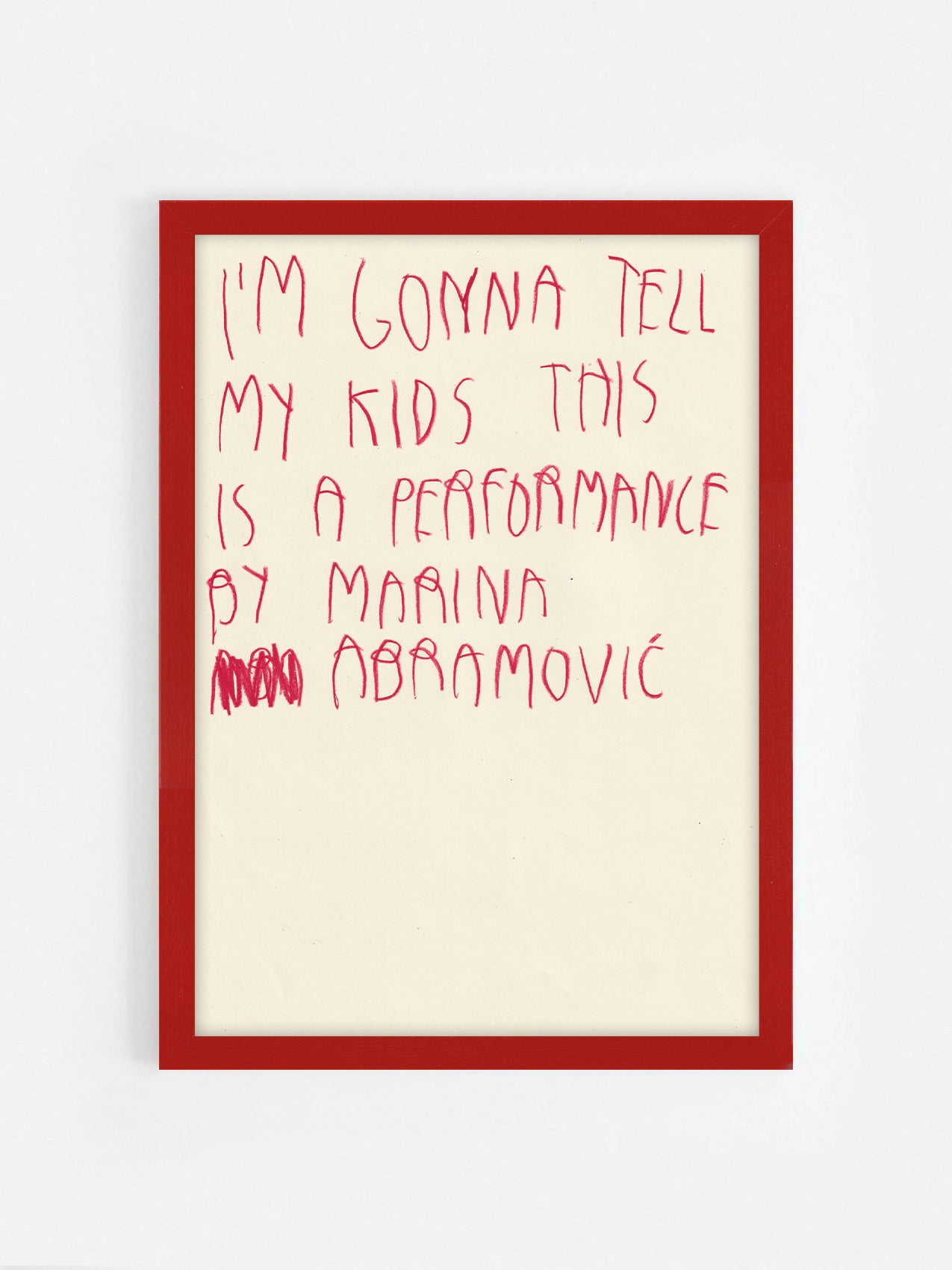 Im Gonna Tell My Kids This Is A Performance By