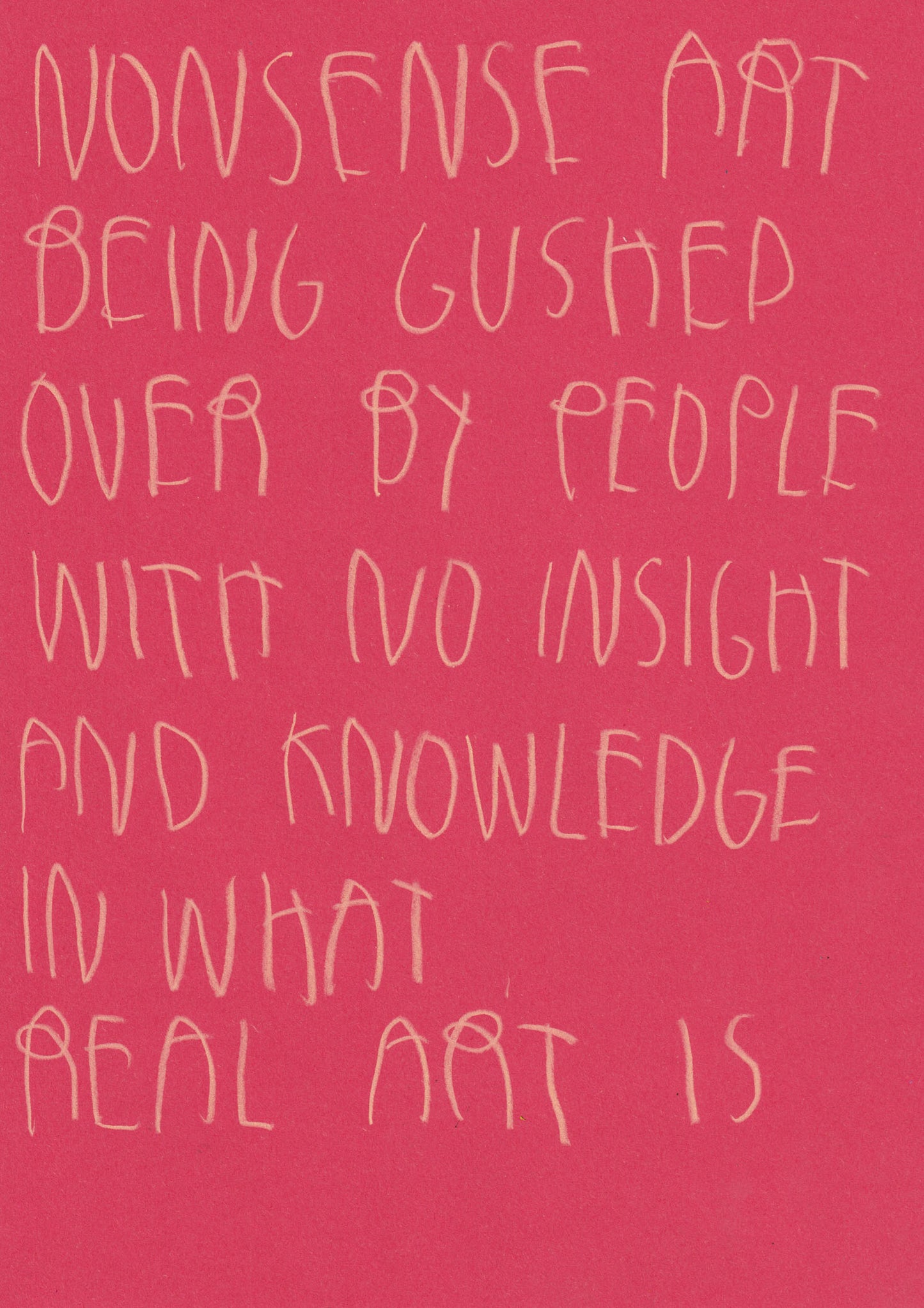 Nonsense Art Being Gushed Over By People With No