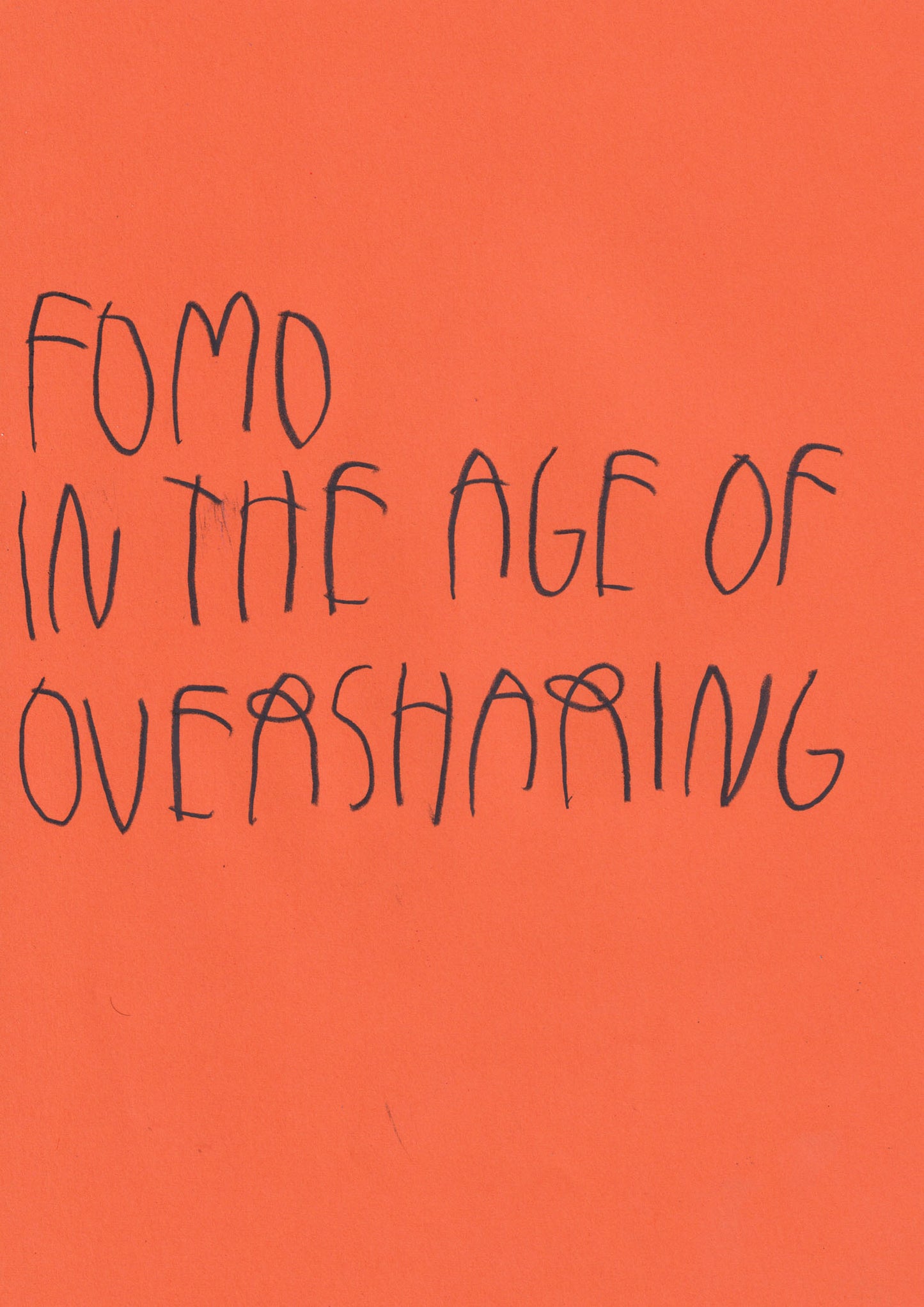 Fomo In The Age Of Oversharing