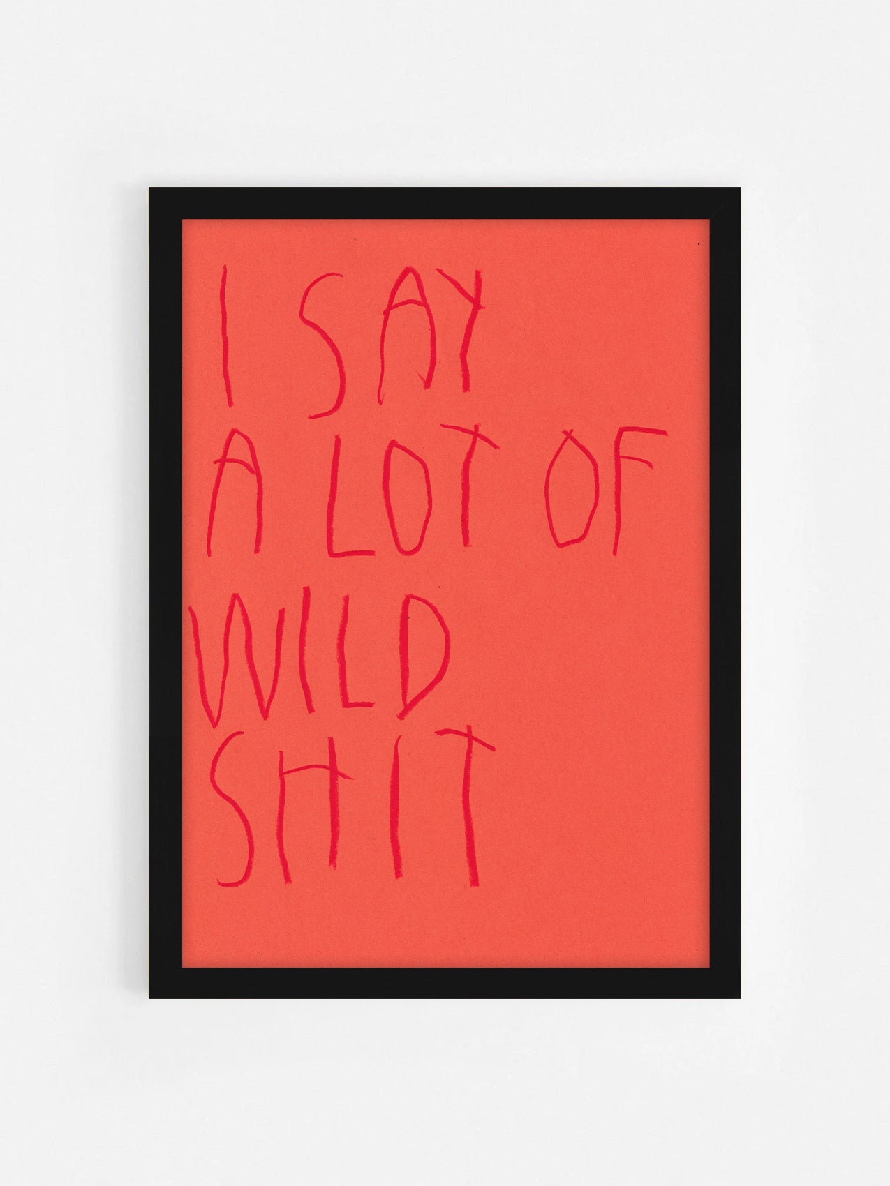 I Say A Lot Of Wild Shit