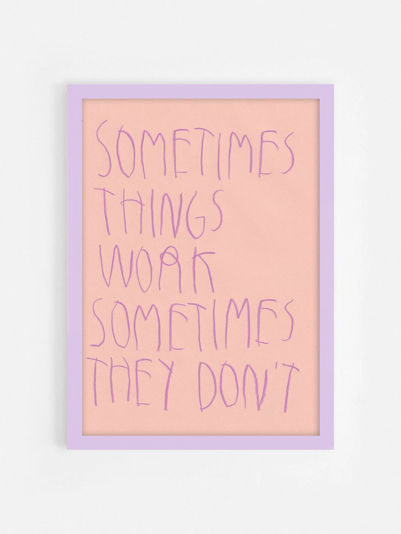 Sometimes Things Work Sometimes They Don’t