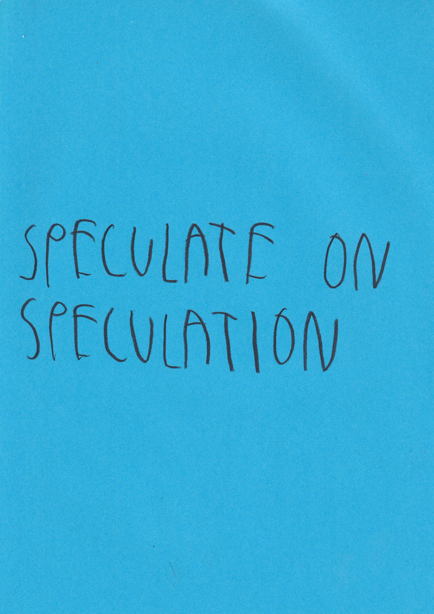 Speculate On Speculation