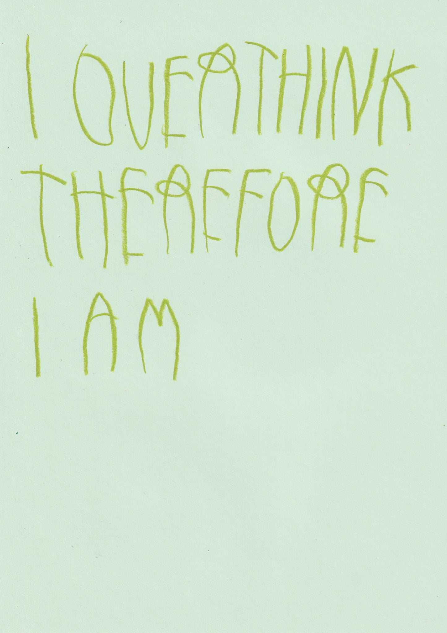 I Overthink, Therefore I Am