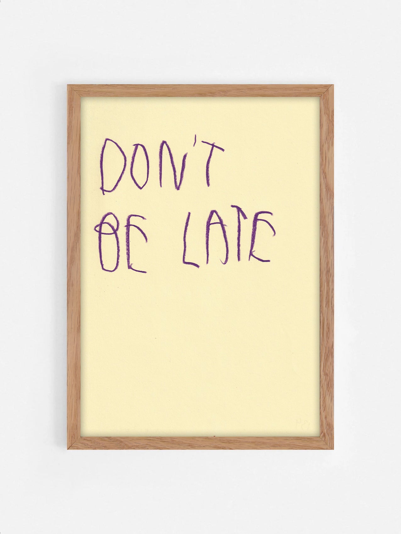 Don’t Be Late