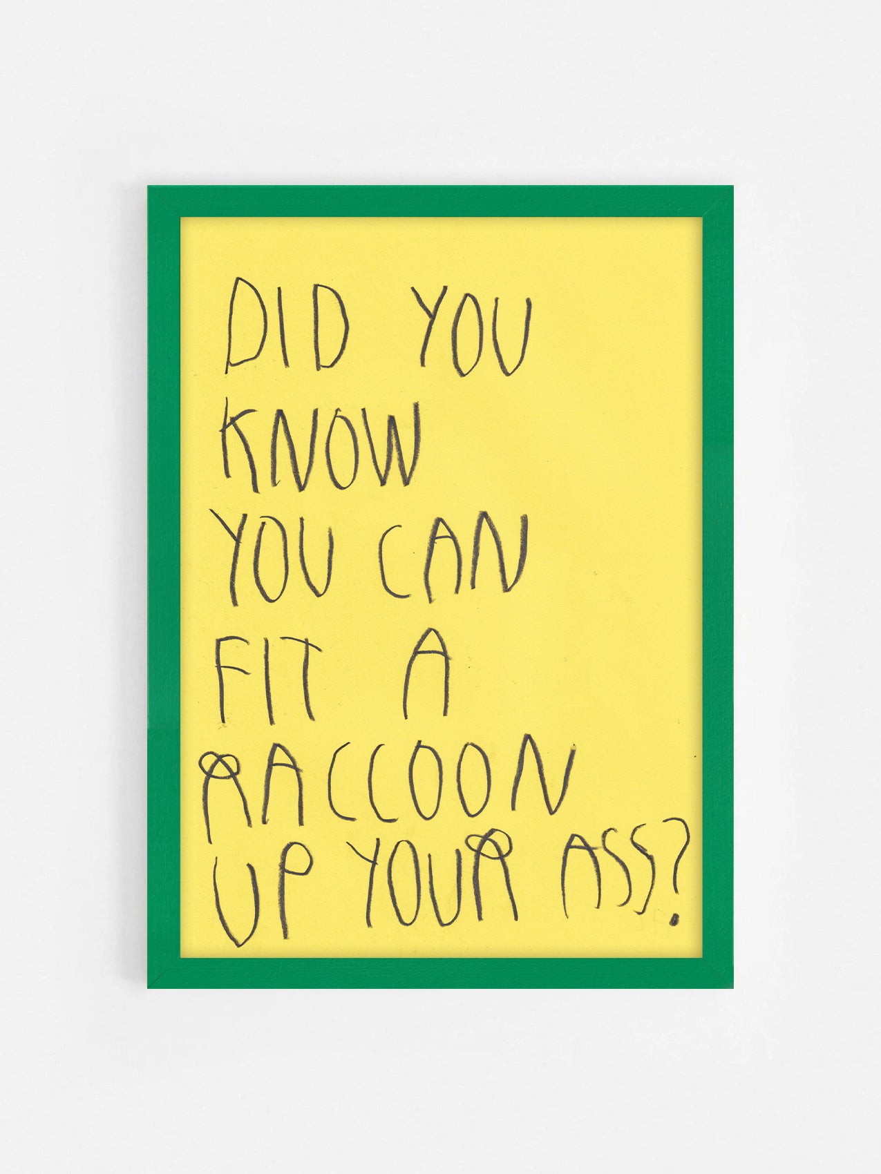 Did You Know You Can Fit A Raccoon Up Your Ass?