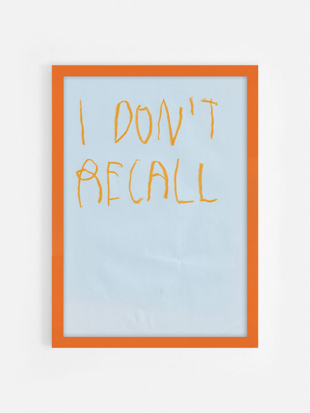 I Don’t Recall