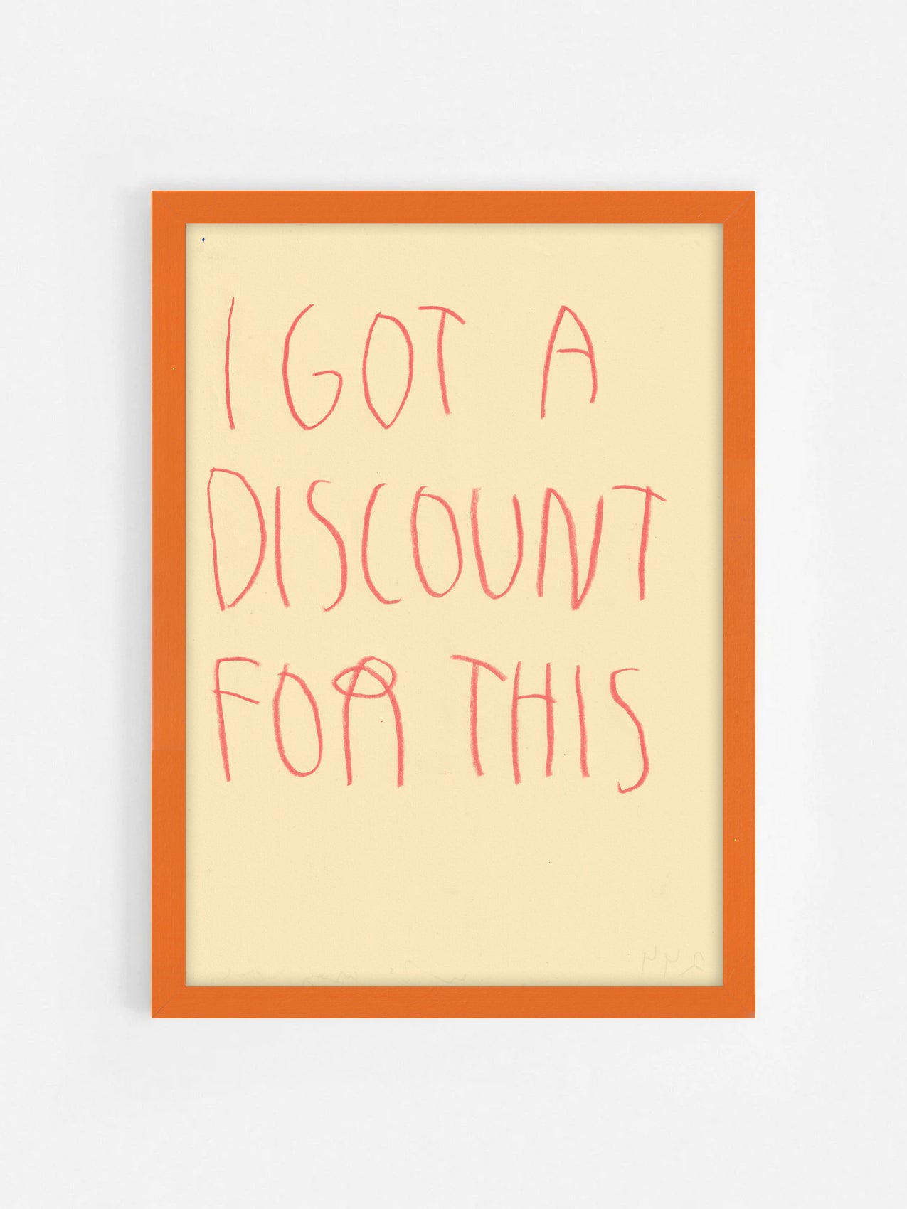 I Got A Discount For This