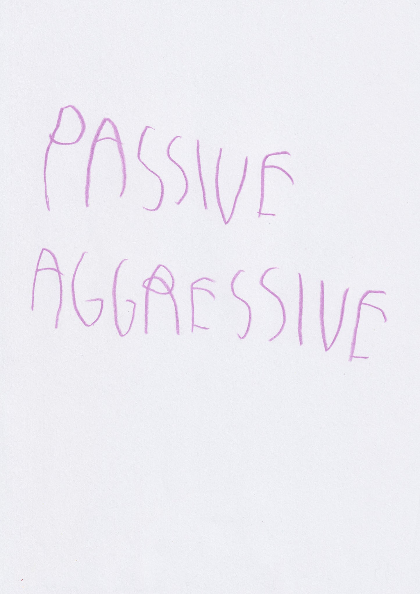 Passive Aggressive