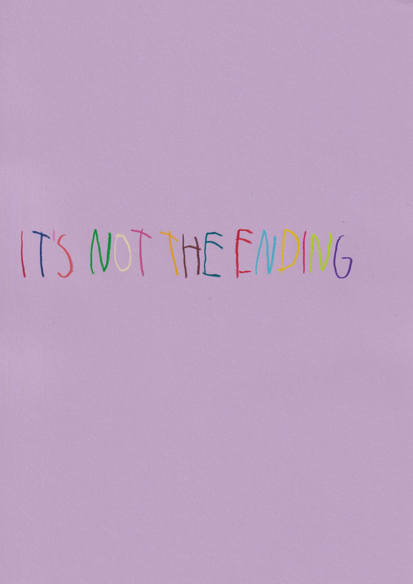 It’s Not The End
