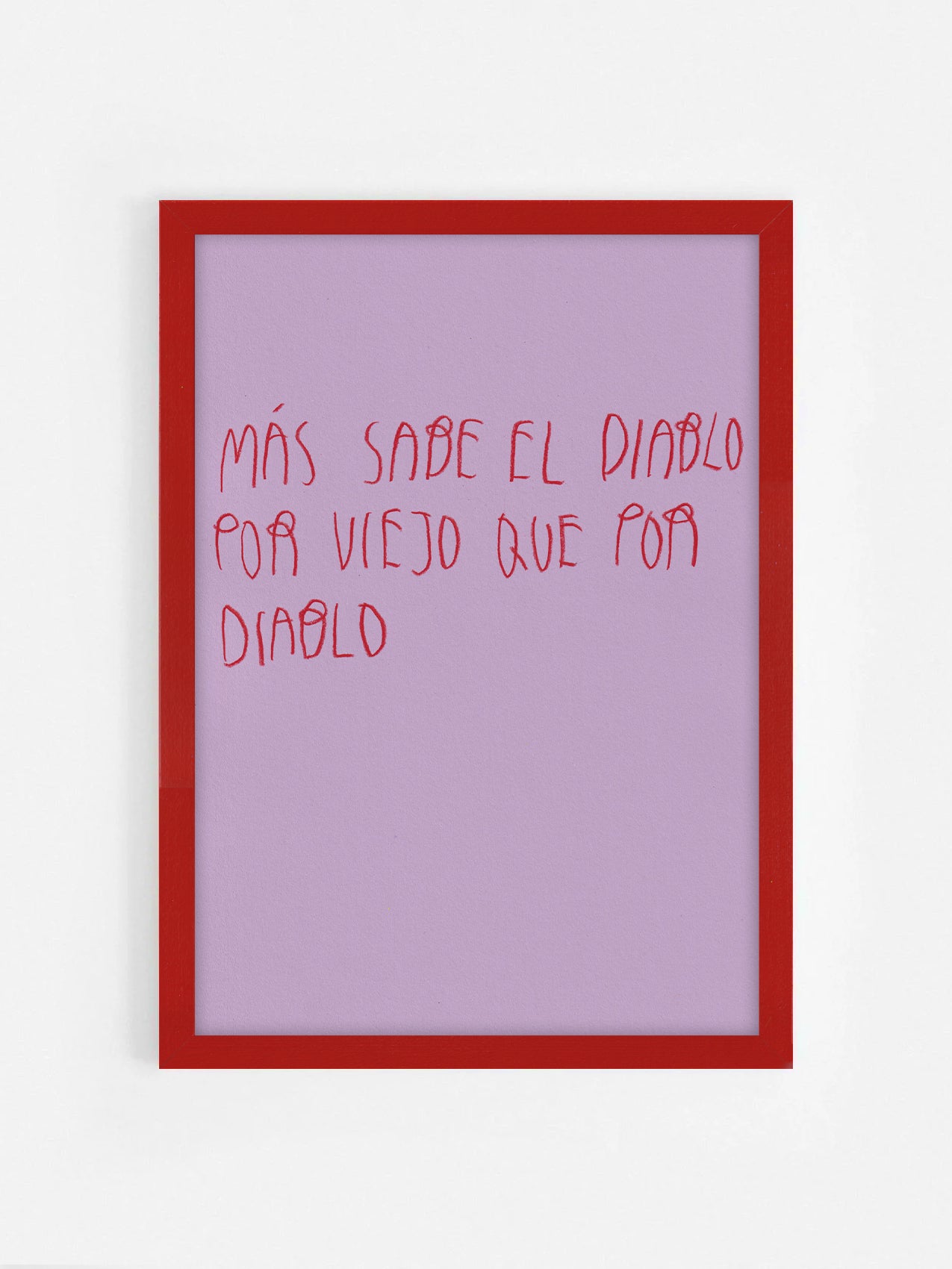 Más Sabe El Diablo Por Viejo Que Por Diablo