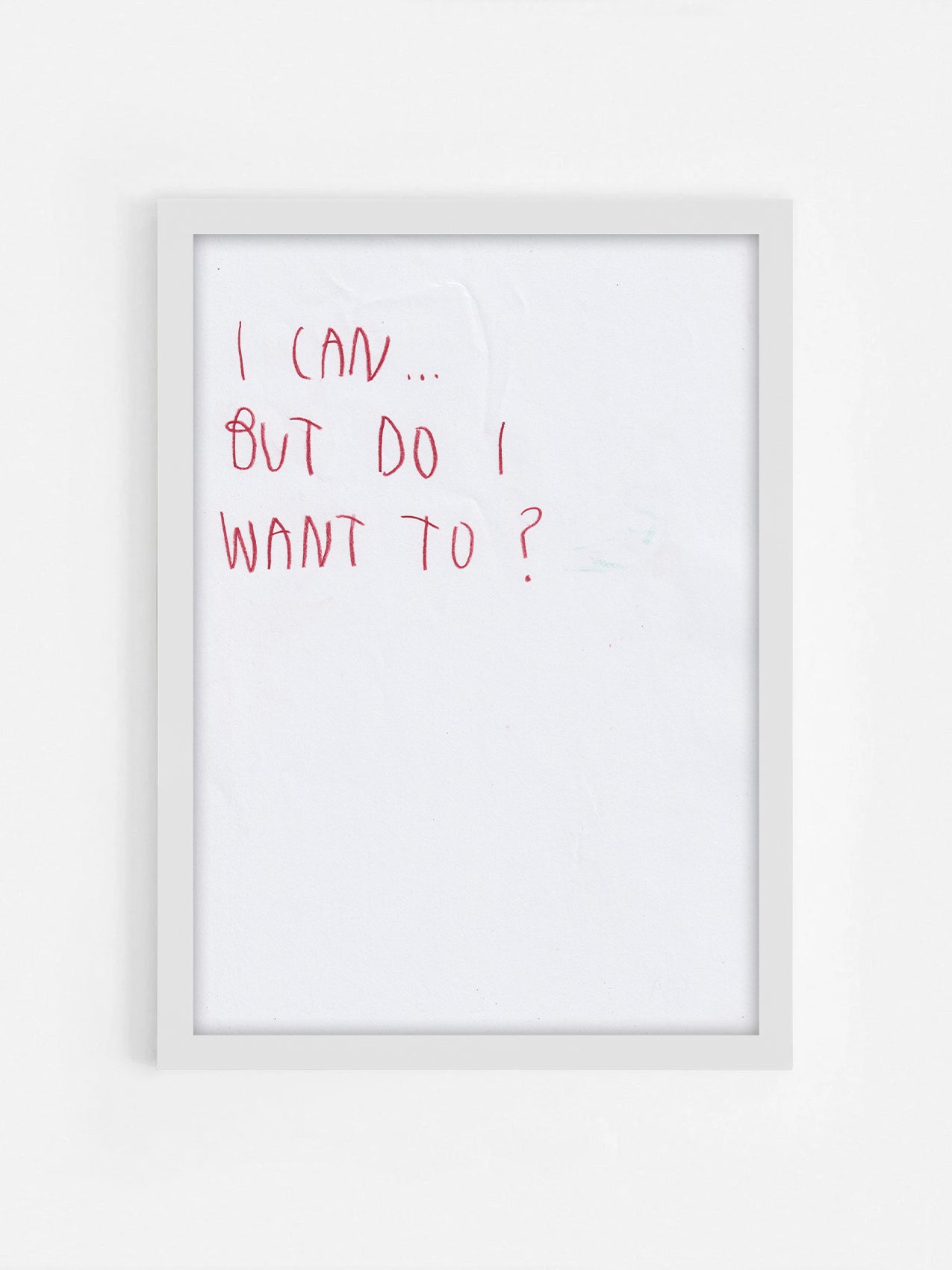 I Can, But Do I Want To