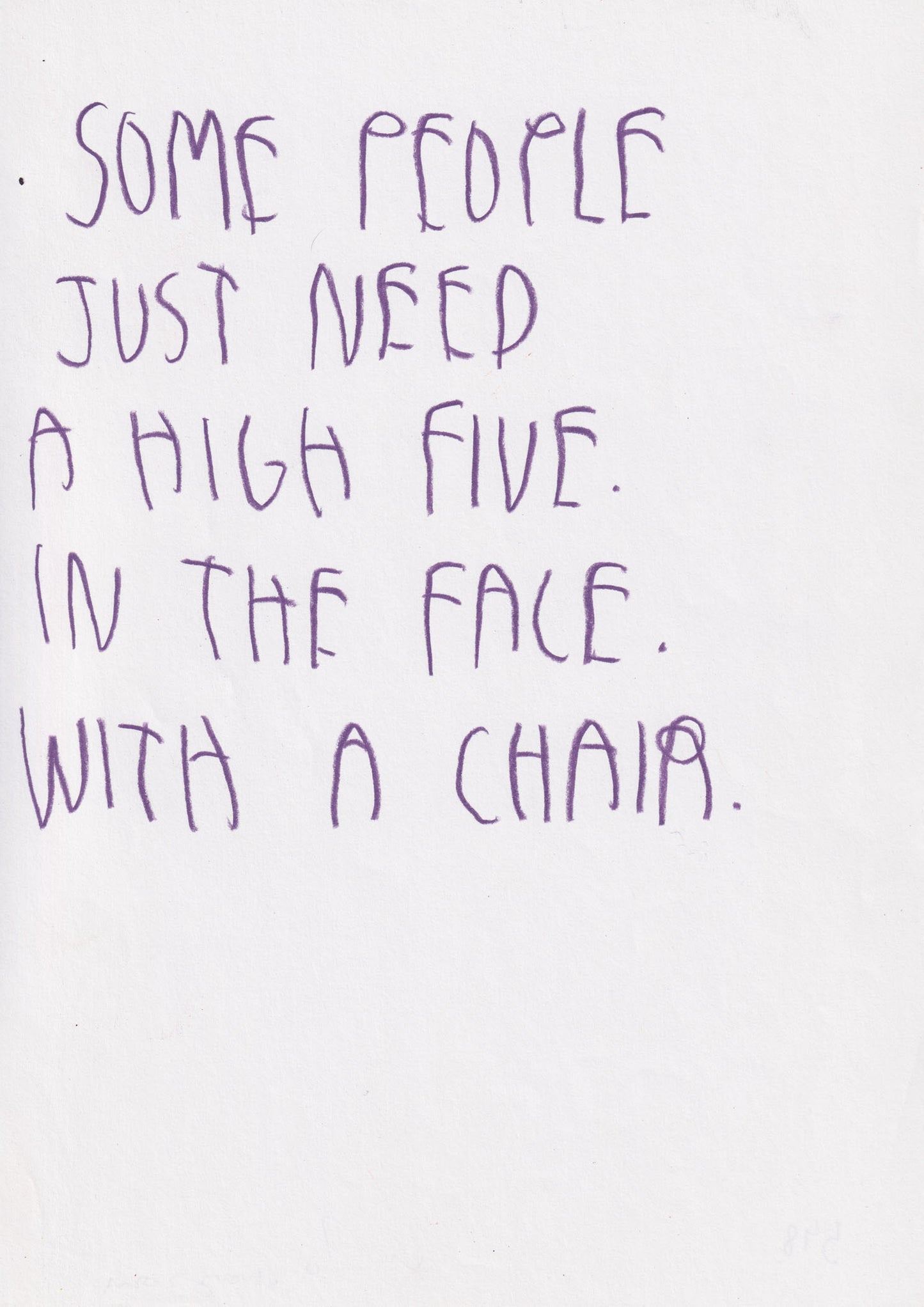 Some People Just Need A High Five In The Face