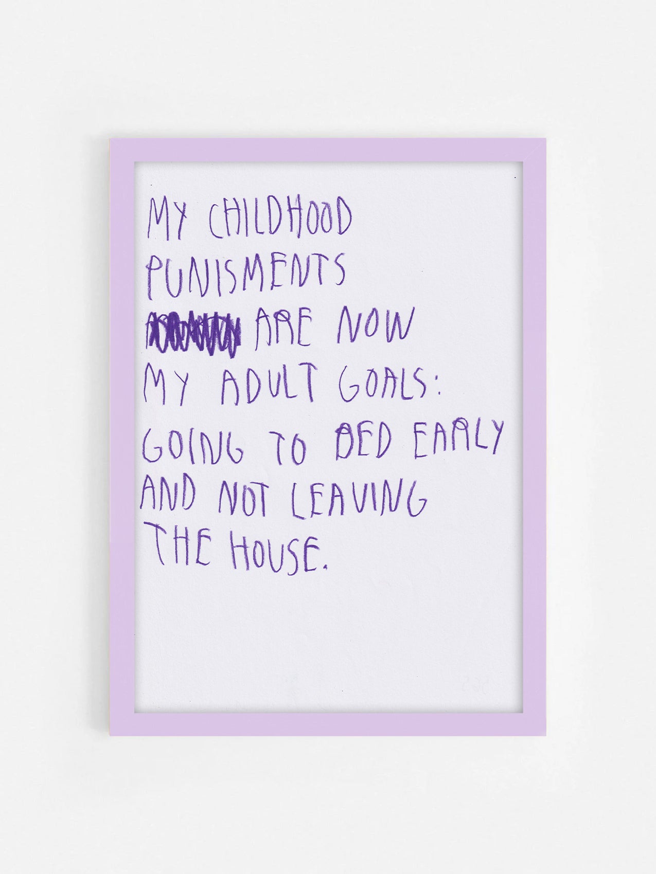 My Childhood Punishments Are Now My Adult Goals