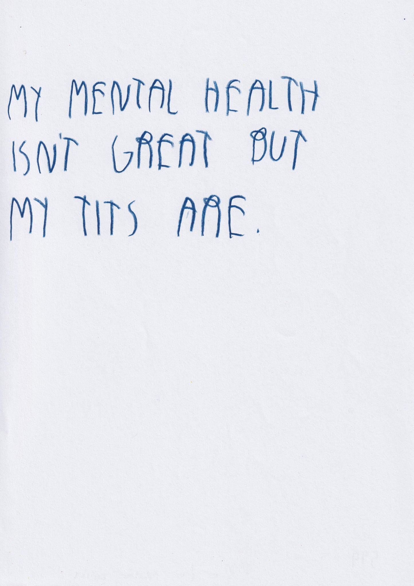 My Mental Health Isn’t Great, But My Tits Are
