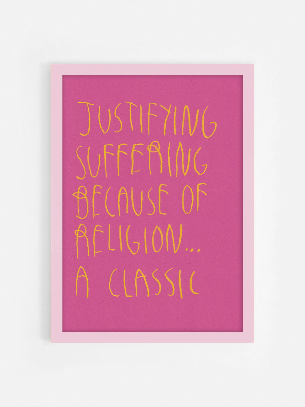 Justifying Suffering Because Of Religion… A