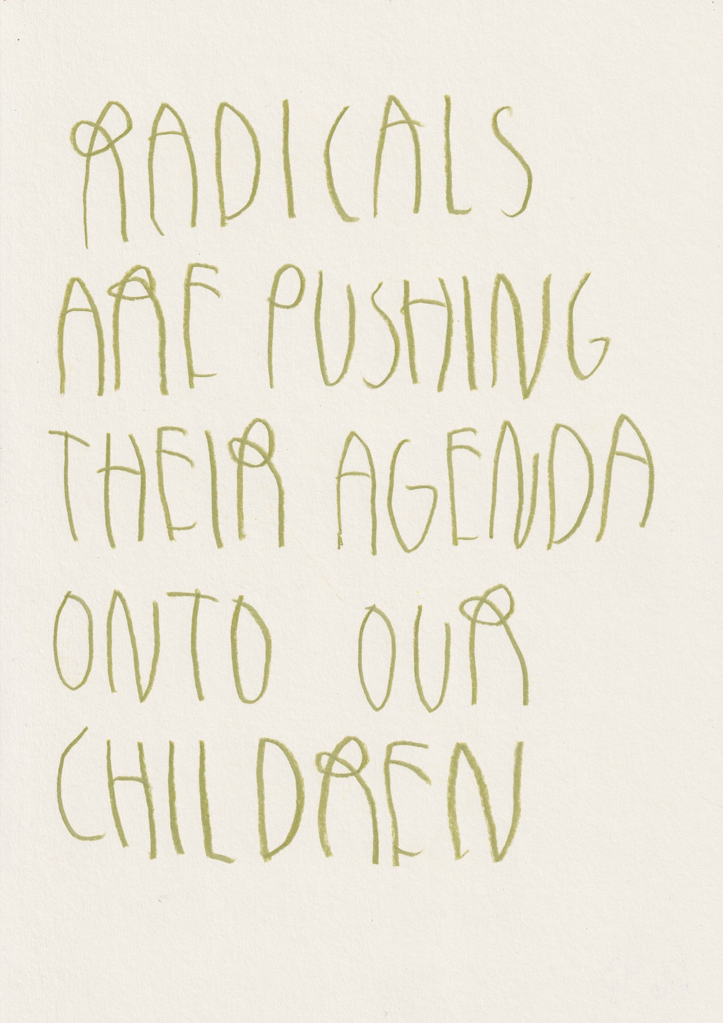 Radicals Are Pushing Their Agenda Onto Our