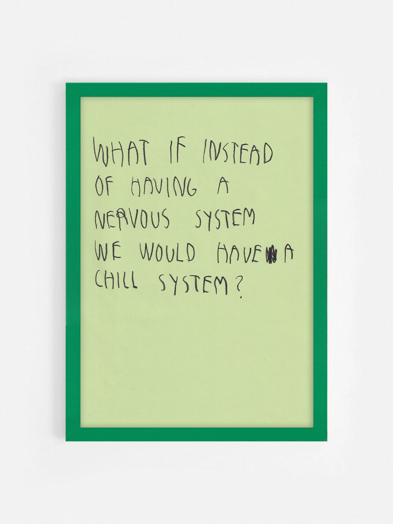 What If Instead Of Having Nervous System We