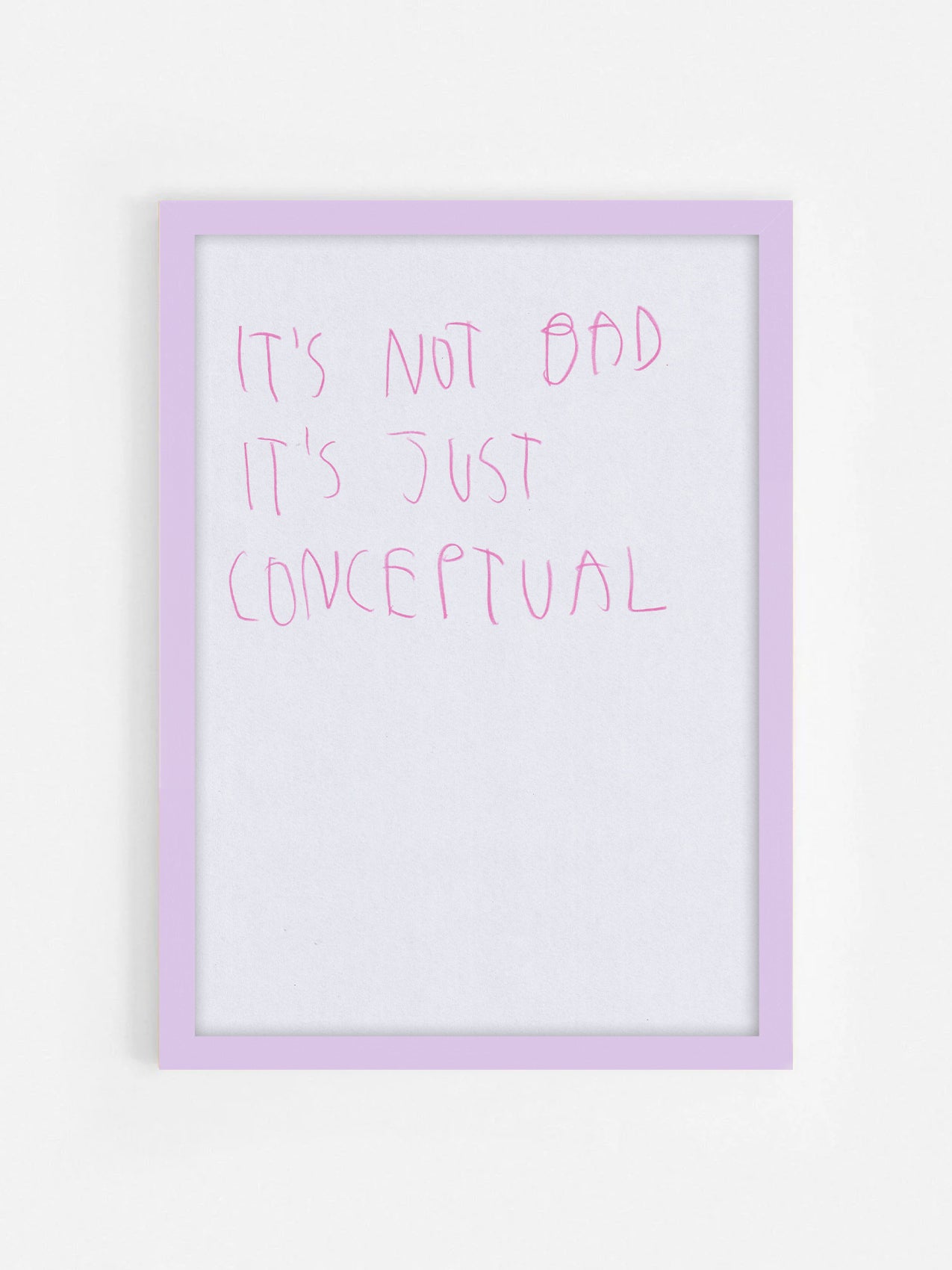 It’s Not Bad It’s Just Conceptual