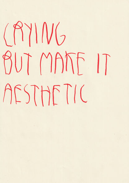 Crying But Make It Aesthetic