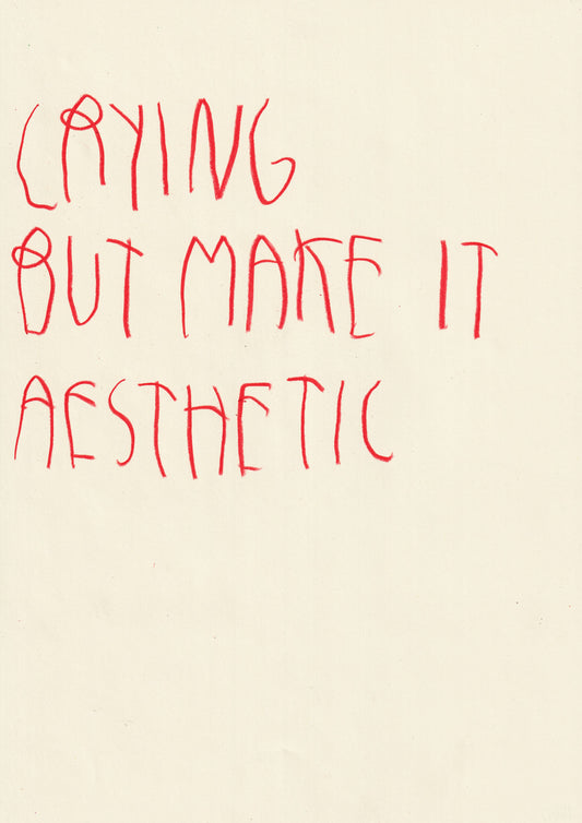 Crying But Make It Aesthetic
