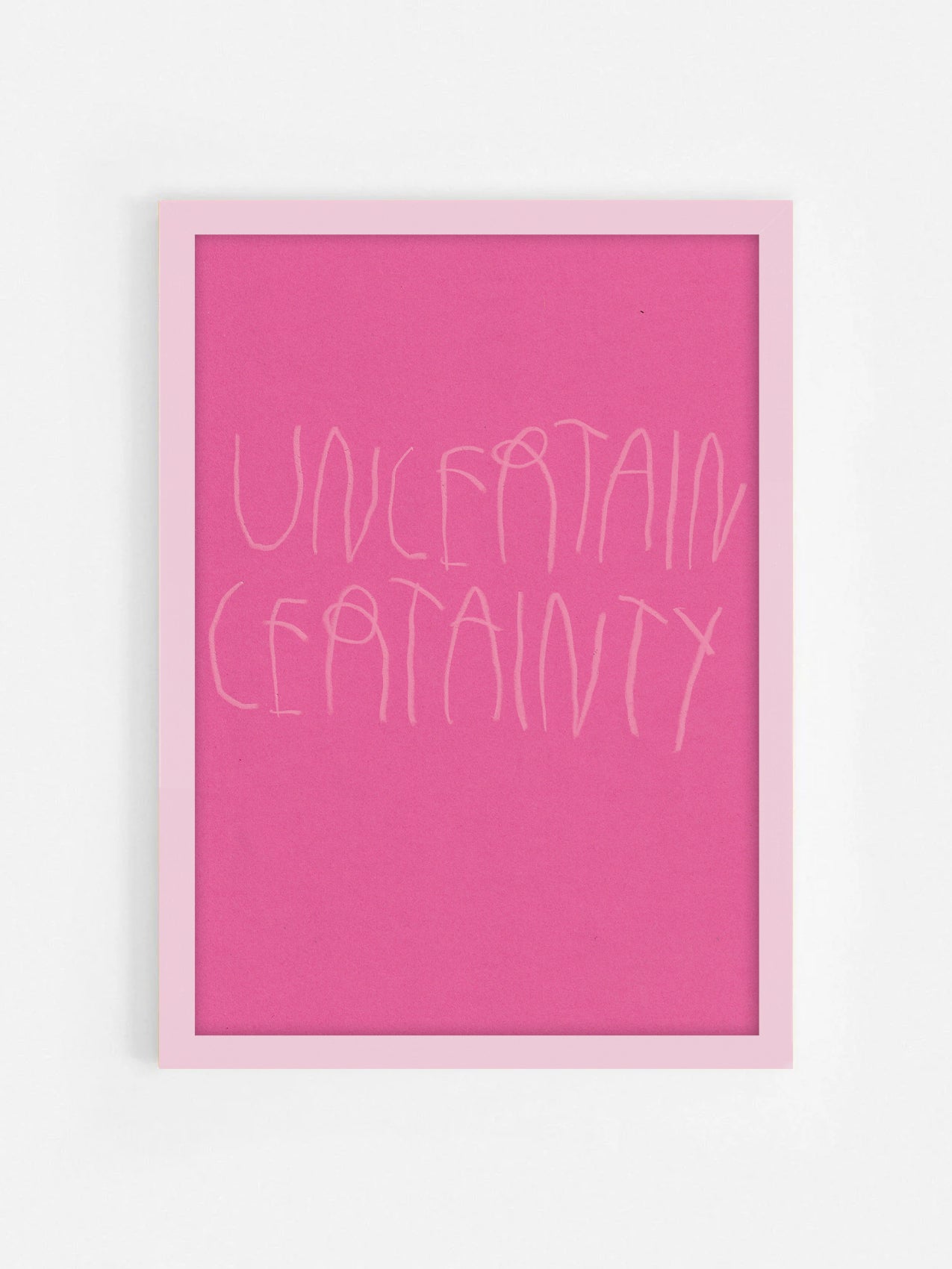 Uncertain Certainty