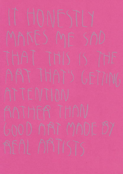 It Honestly Makes Me Sad That This Is The Art