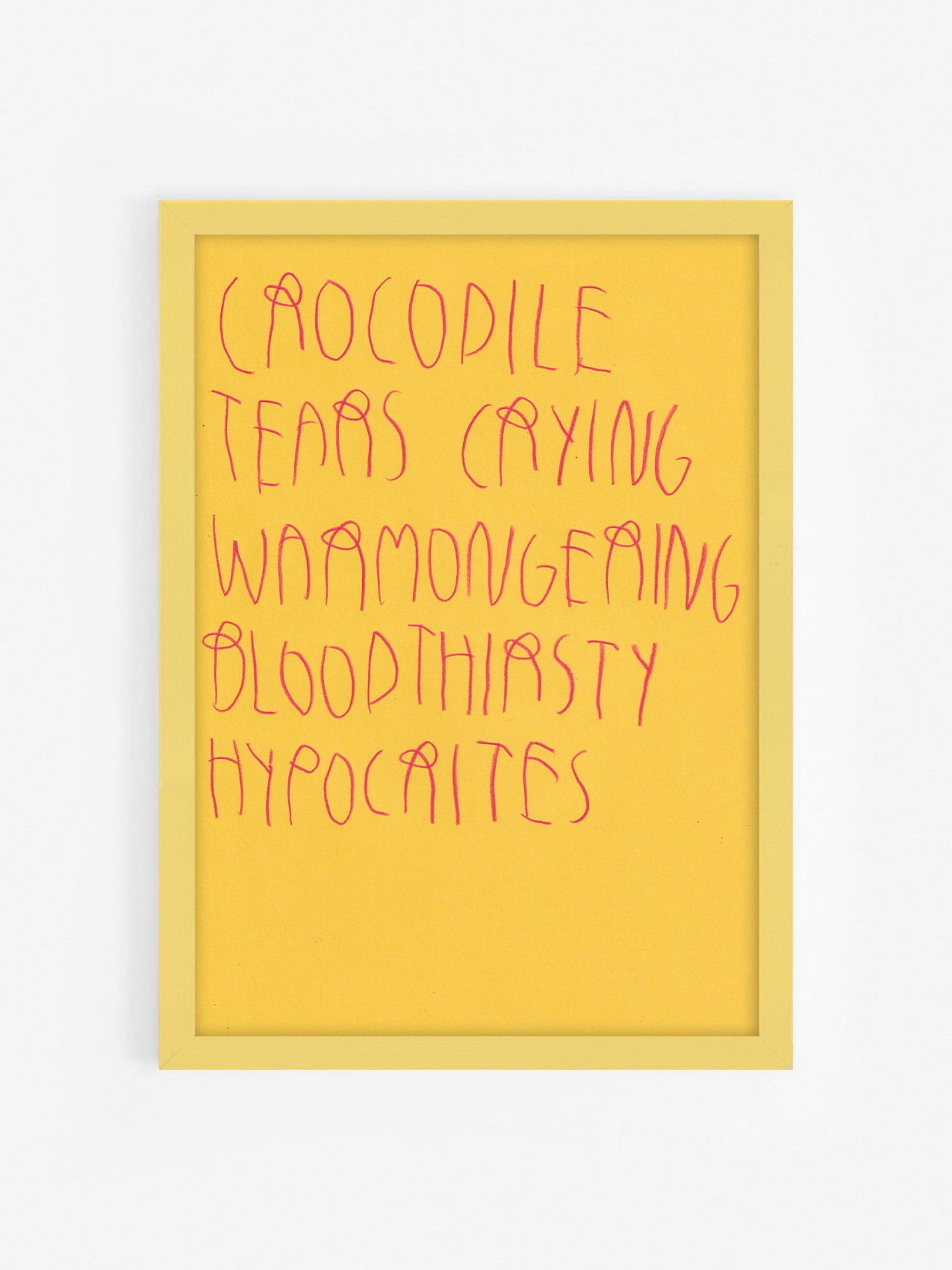 Crocodile Tears Crying Warmongering Bloodthirsty