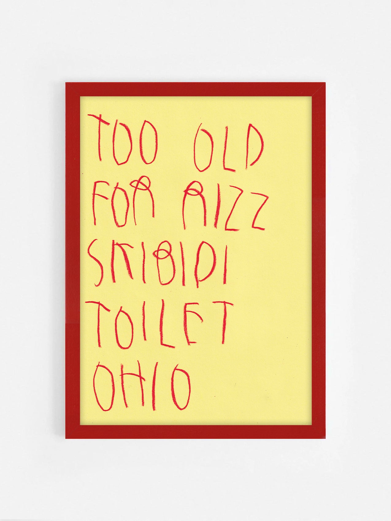 Too Old For Rizz Skibidi Toilet Ohio