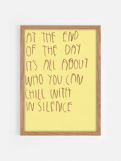 At The End Of The Day, It's All About Who You Can