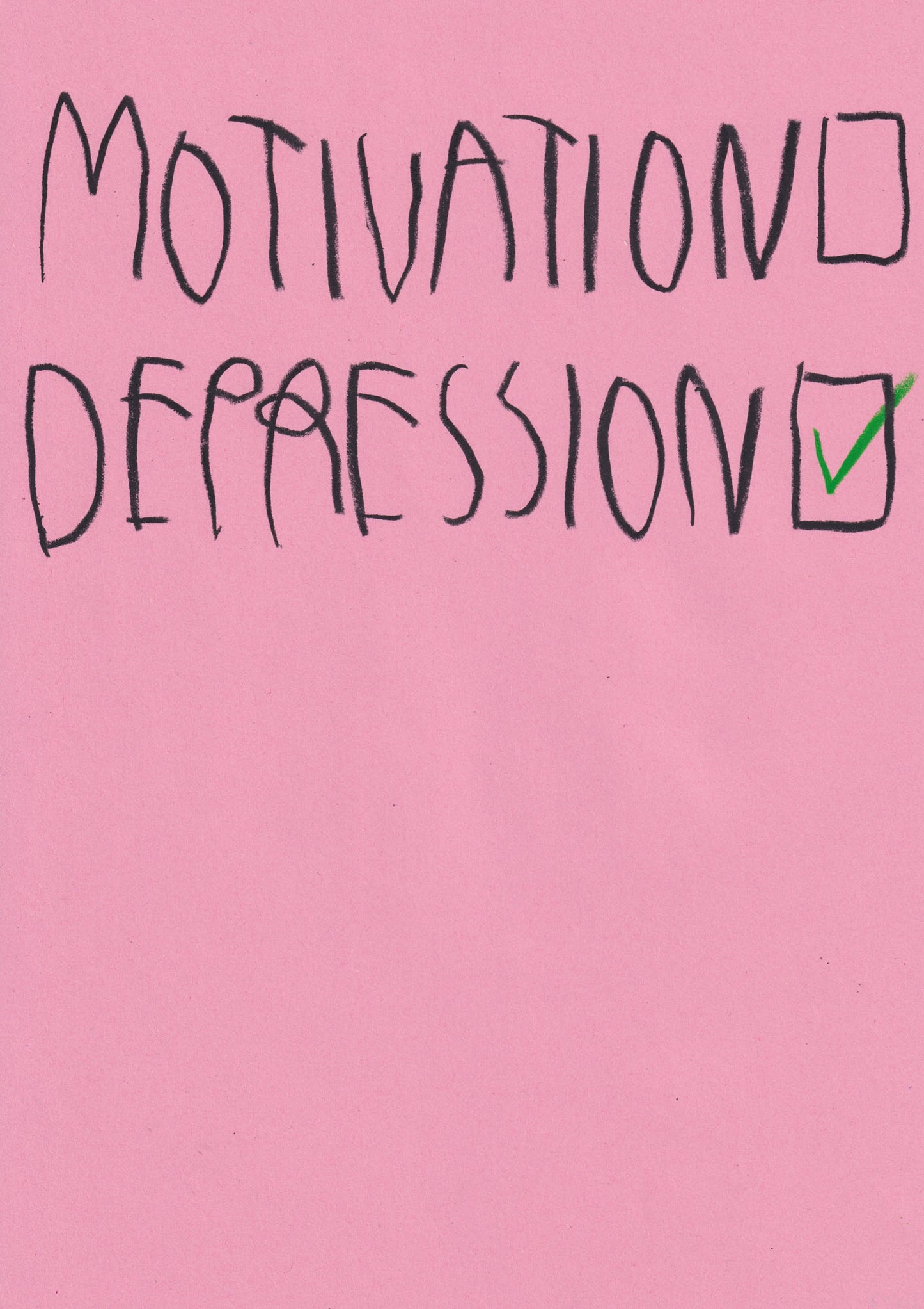 Motivation X Depression ✅