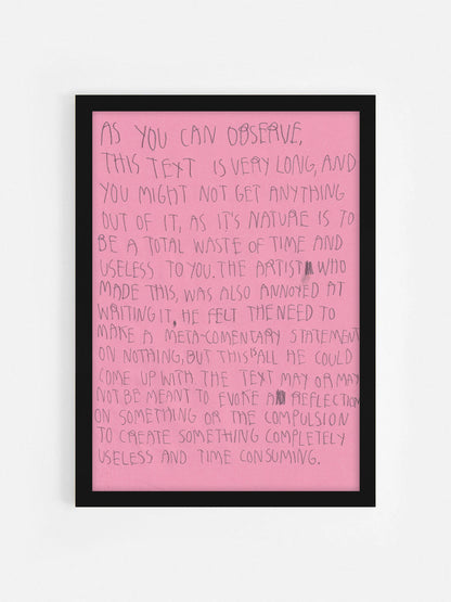 As You Can Observe This Text Is Very Long And You