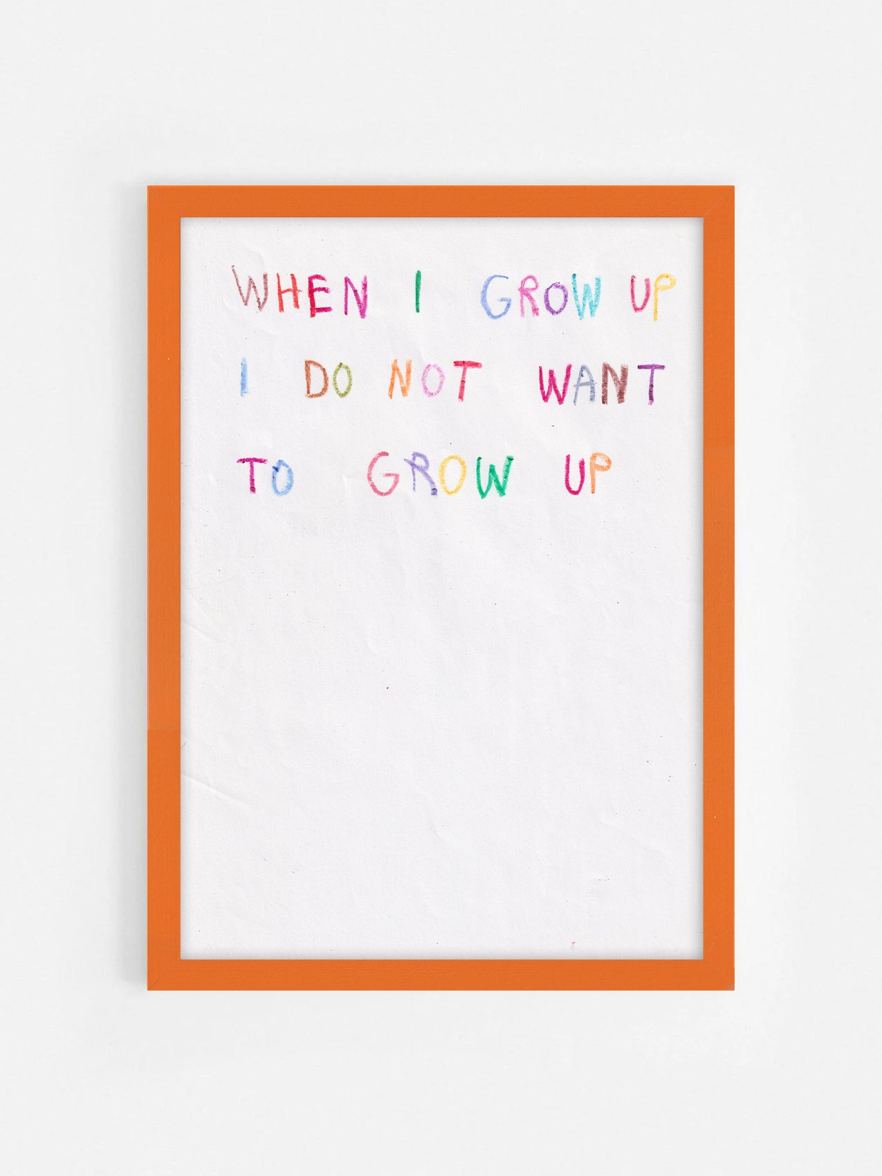 When I Grow Up, I Don’t Wanna Grow Up