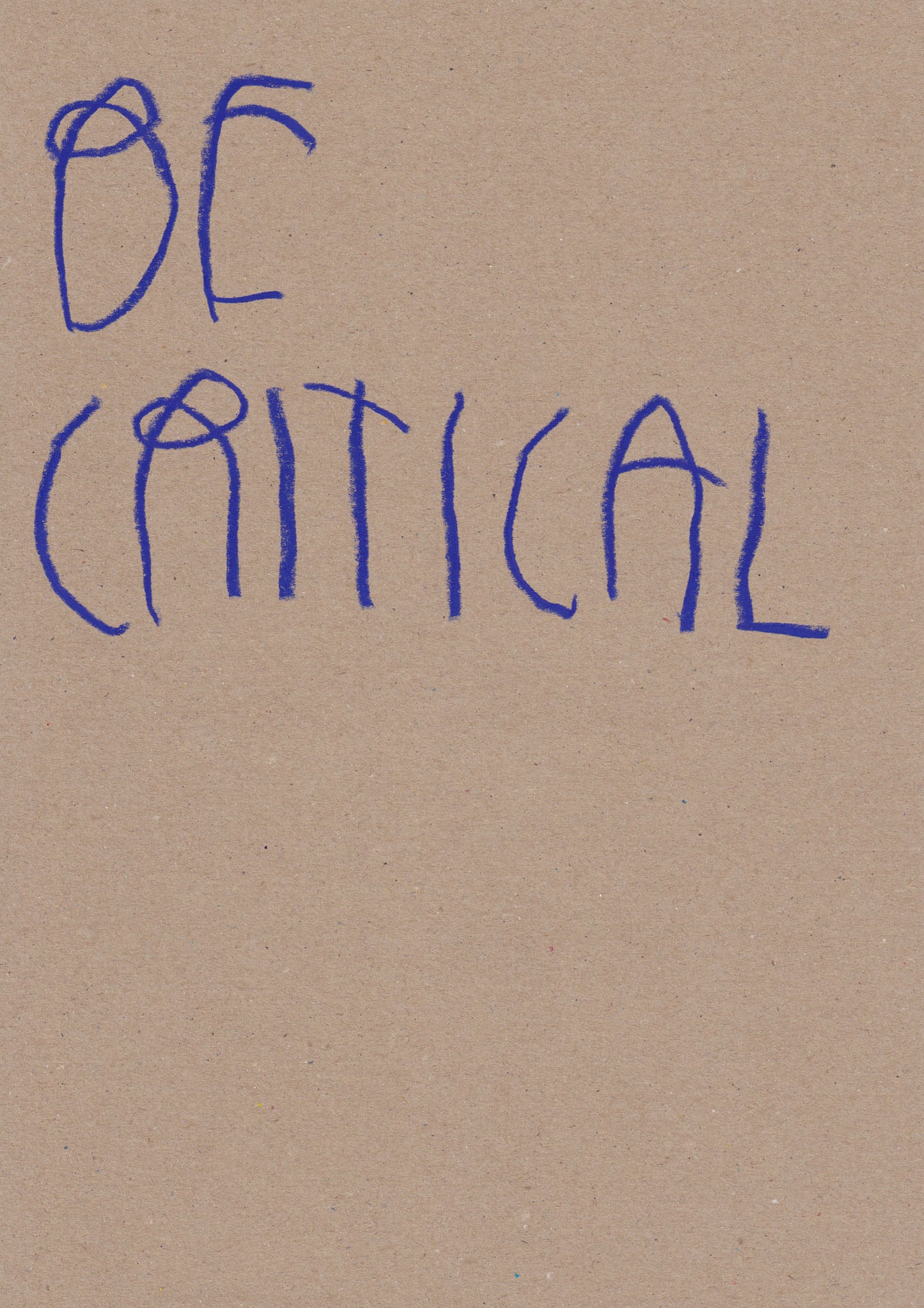 Be Critical