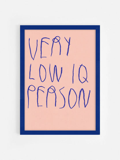 Very Low Iq Person
