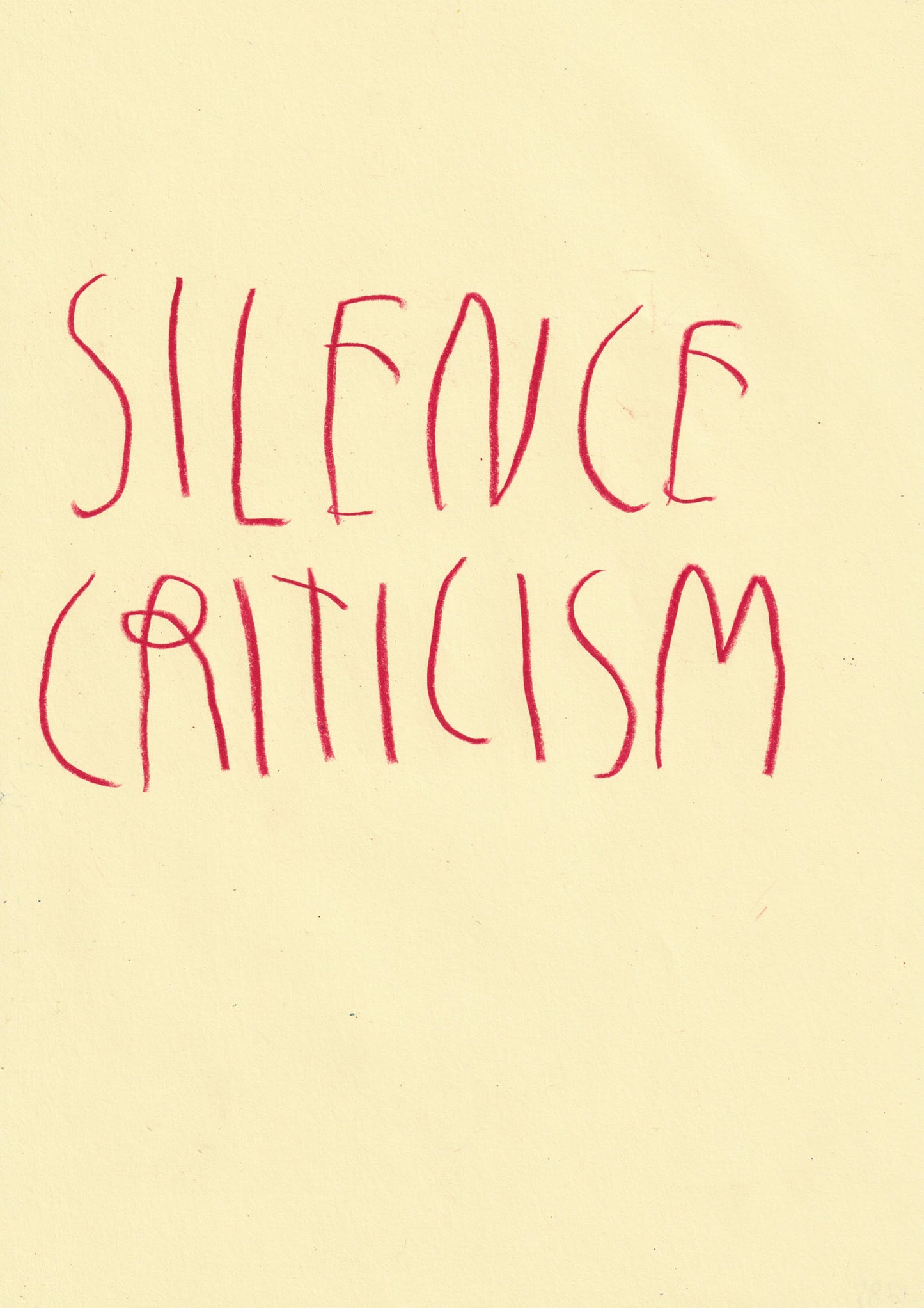 Silence, Criticism