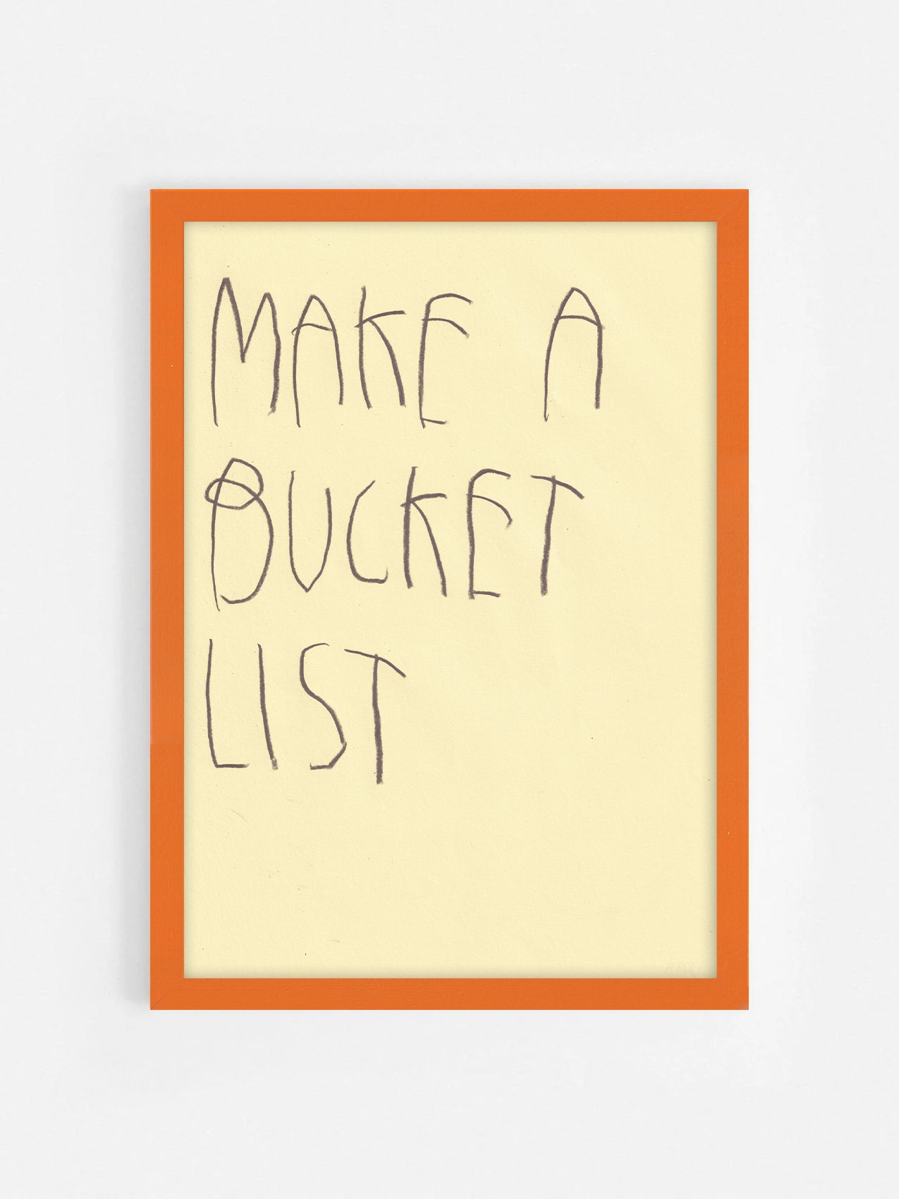 Make A Bucket List