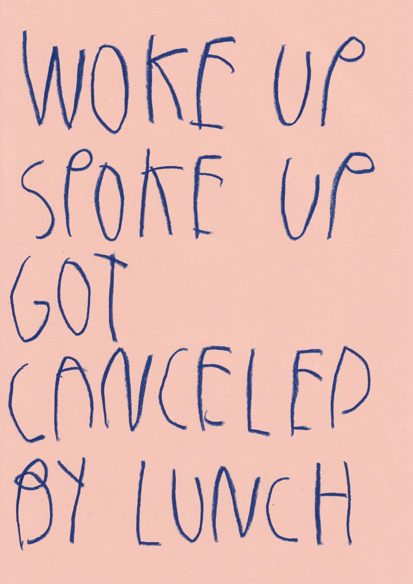 Woke Up, Spoke Up, Got Canceled By Lunch