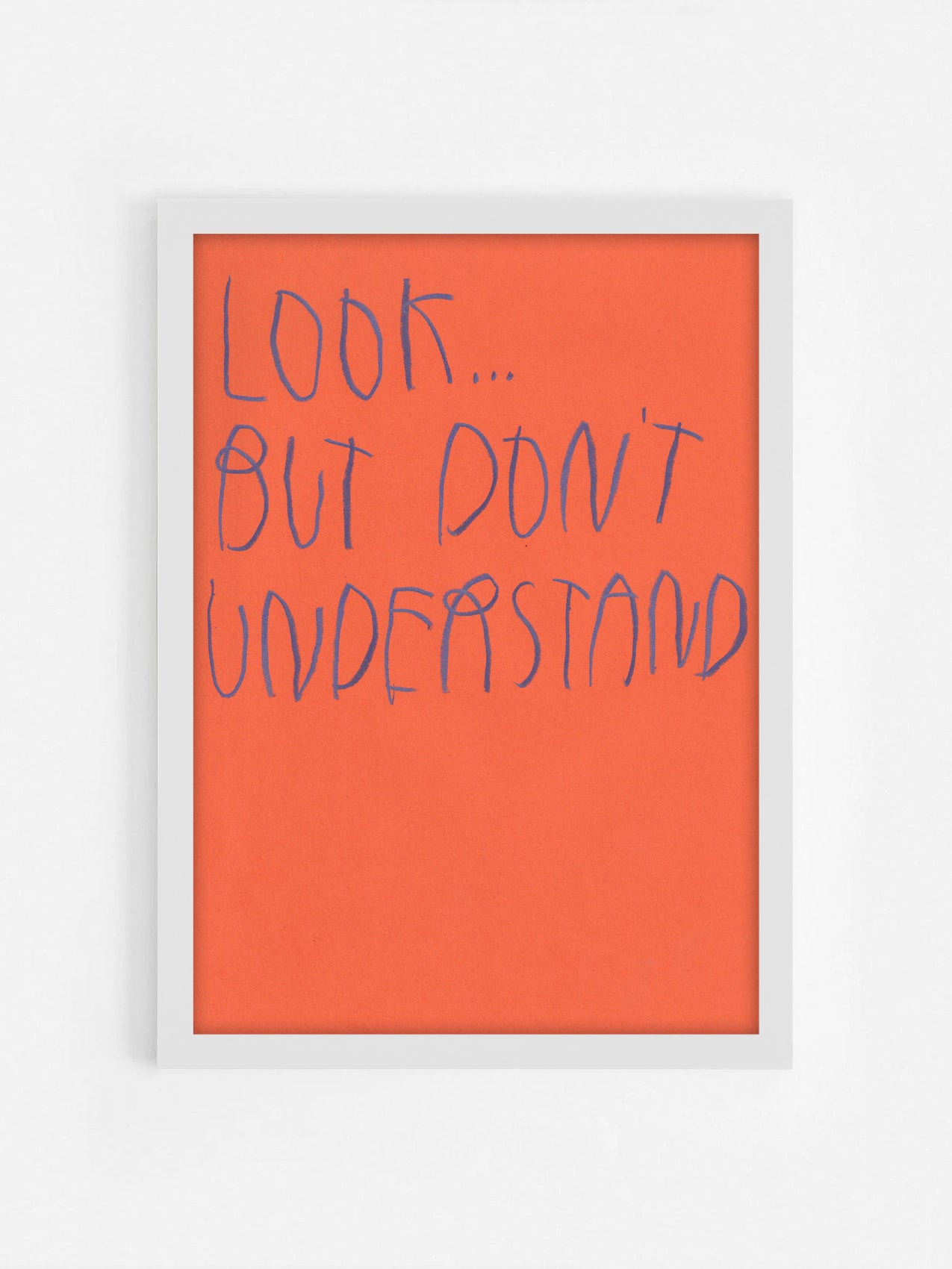 Look, But Don’t Understand