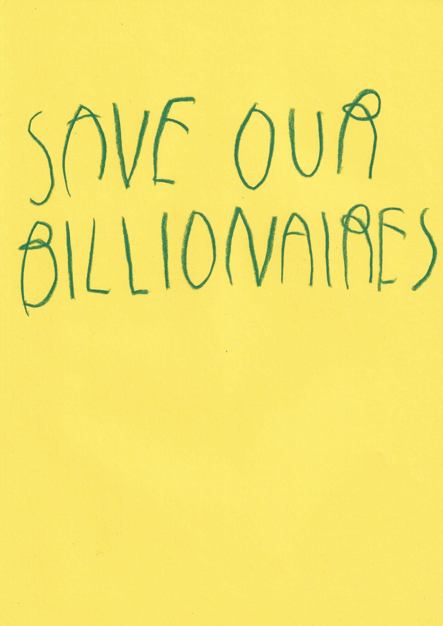 Save Our Billionaires