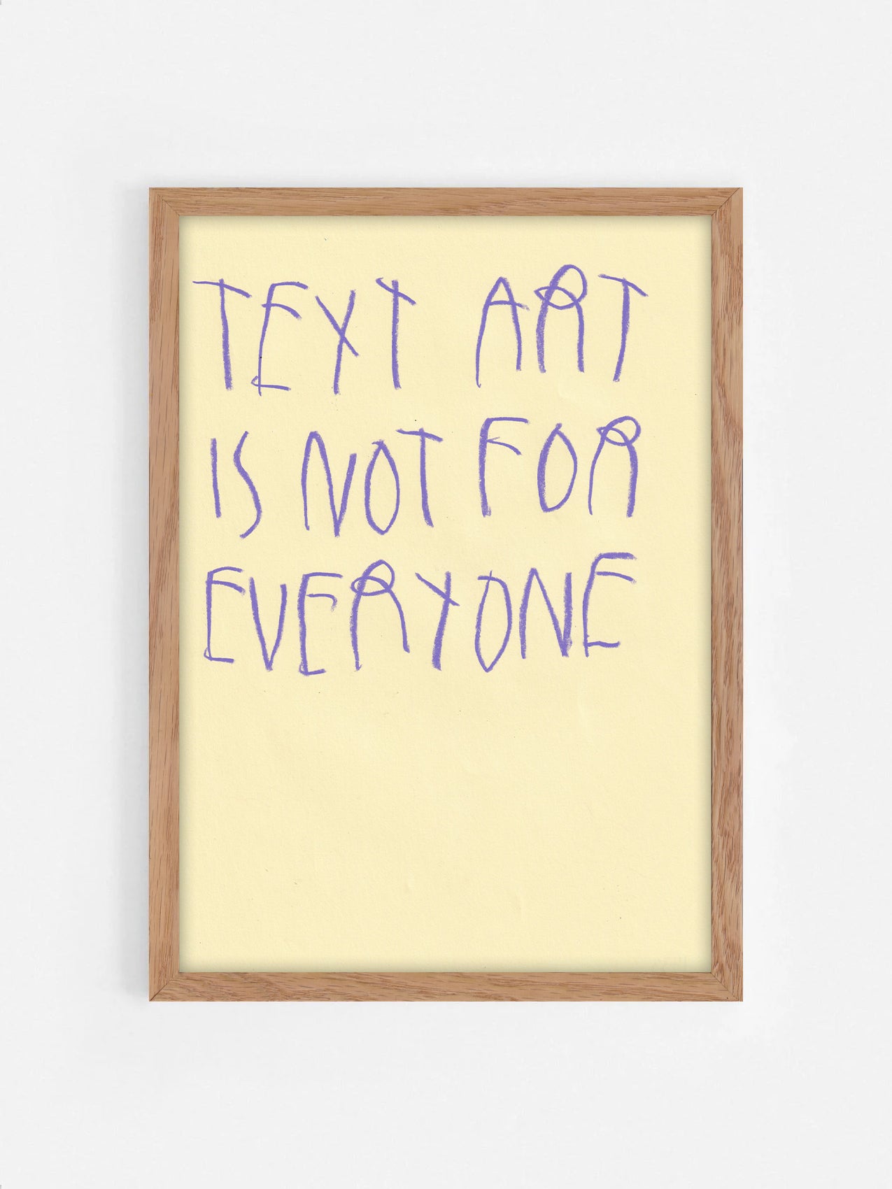 Text Art Is Not For Everyone