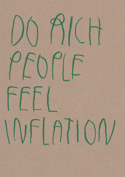 Do Rich People Feel Inflation