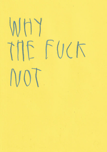 Why The Fuck Not
