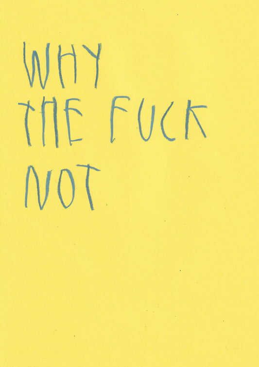 Why The Fuck Not
