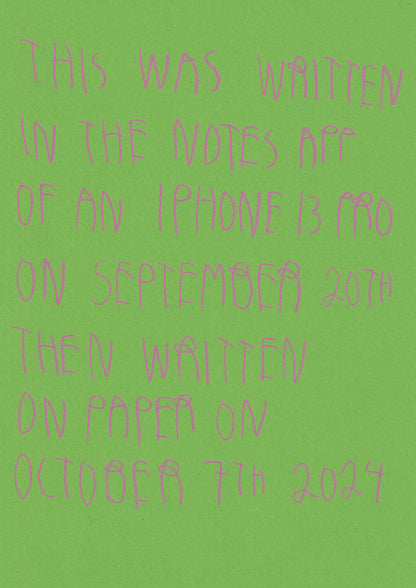 This Was Written In The Notes App Of An Iphone 13