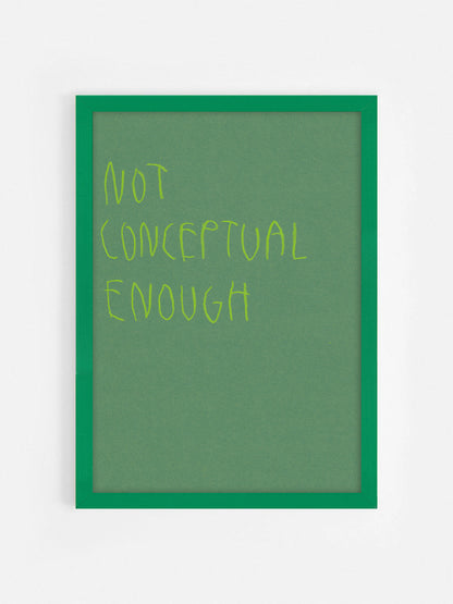 Not Conceptual Enough