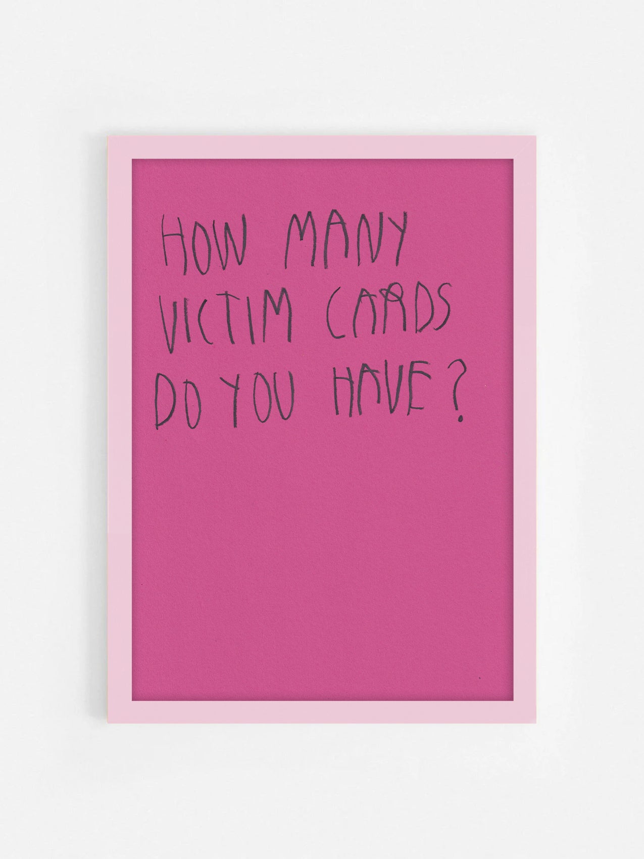 How Many Victim Cards Do You Have?