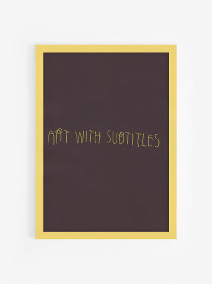 Art With Subtitles