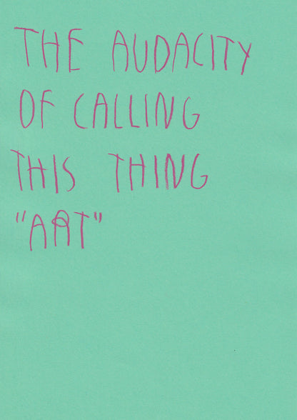 The Audacity Of Calling This Thing “Art”