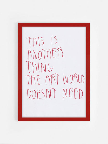 This Is Another Thing The Art World Doesn’t Need